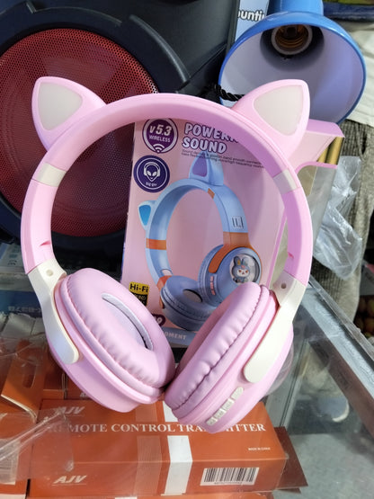 Audifonos bluetooth orejas gato