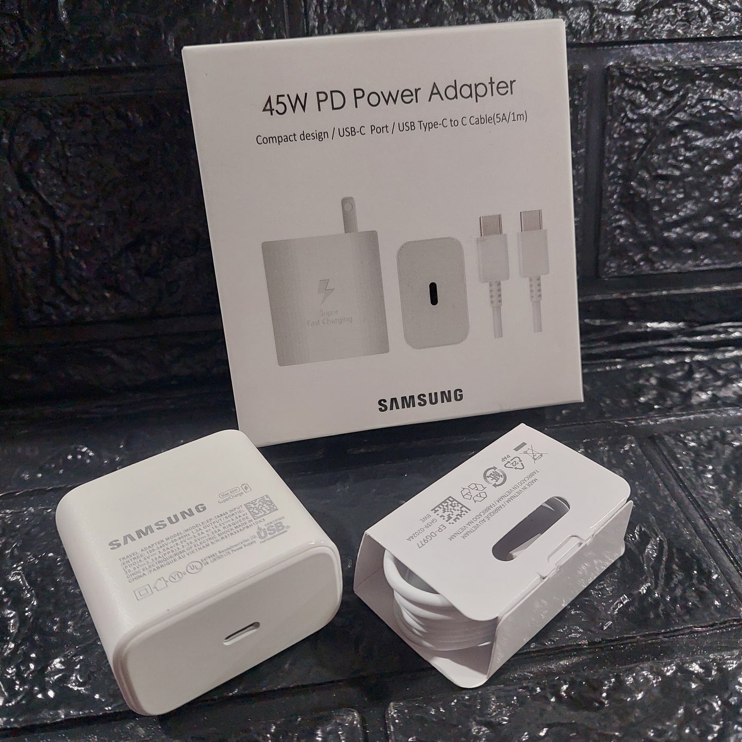 Cargador Samsung 45W Carga Rapida Tipo C -Negro Cod:3347 Driver 01