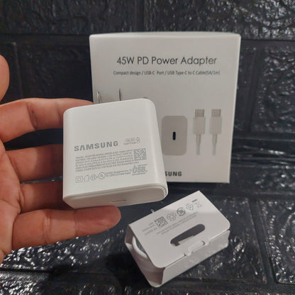 Cargador Samsung 45W Carga Rapida Tipo C -Negro Cod:3347 Driver 01