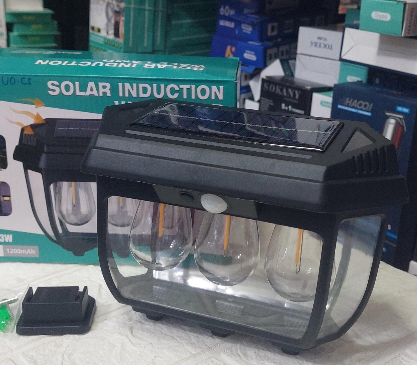 Lampara  solarn luz amarilla  COD : 01