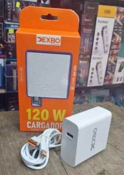 Cargador carga rapida Tipo C 120W