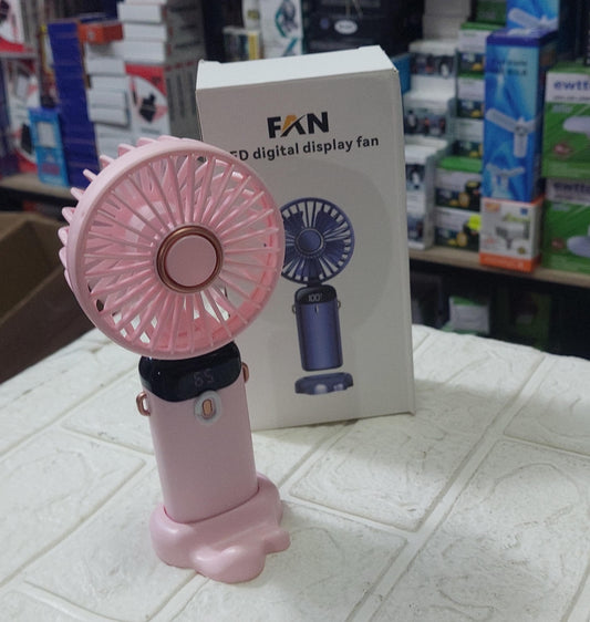 Mini ventilador con pantalla digital  COD:2439