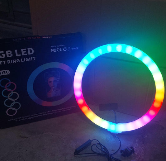 Aro RGB 36 cm  con tripode 2.10 Cod:2429