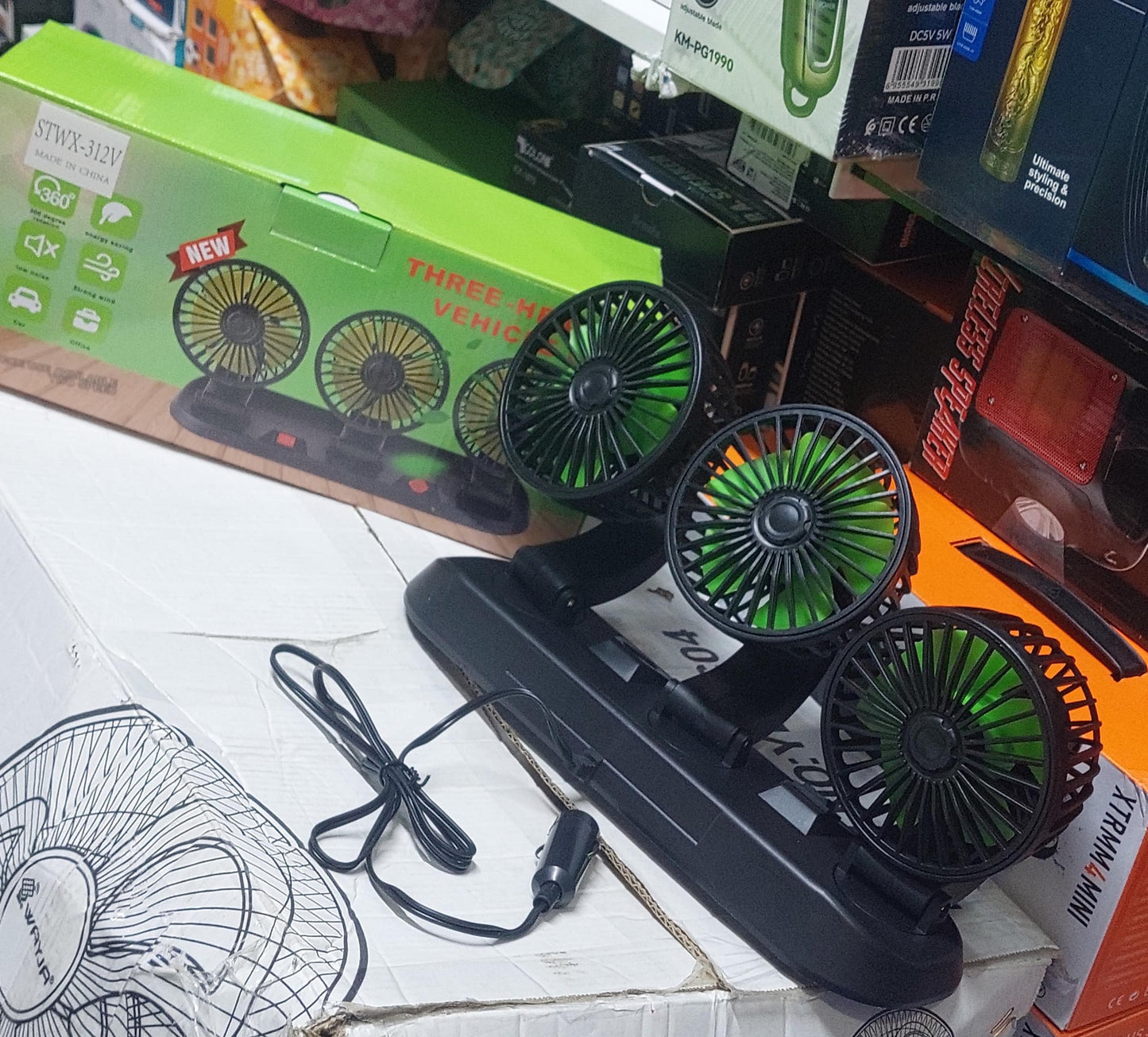 Ventilador de carro COD:2563