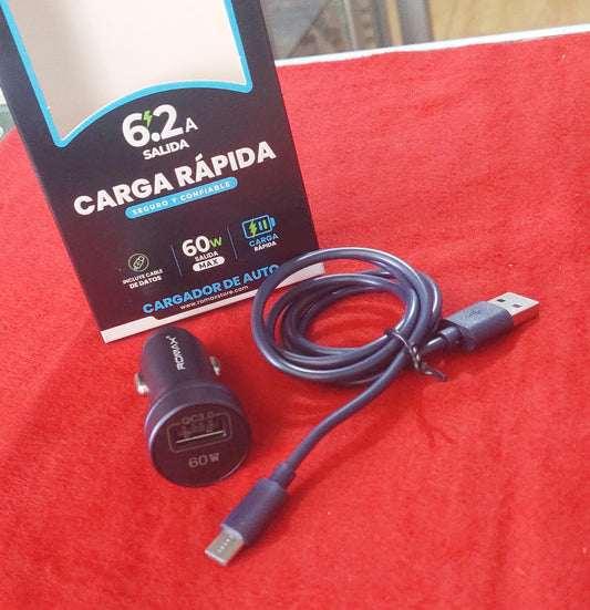 Cigarrera/ cargador para carro 60W COD:7042 COD :04