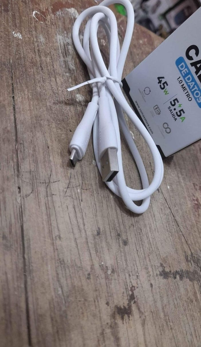 Cable usb a V8 45W - COD : 01