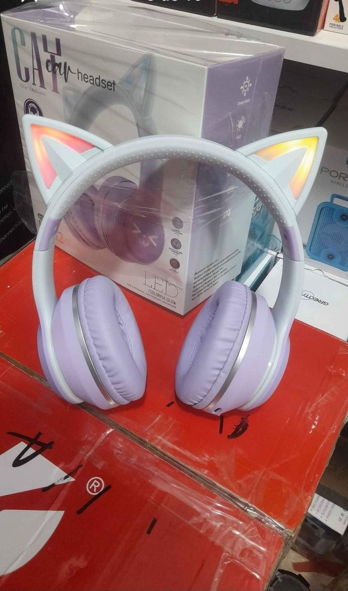 Audífonos Bluetooth Gato - Cod  : 02