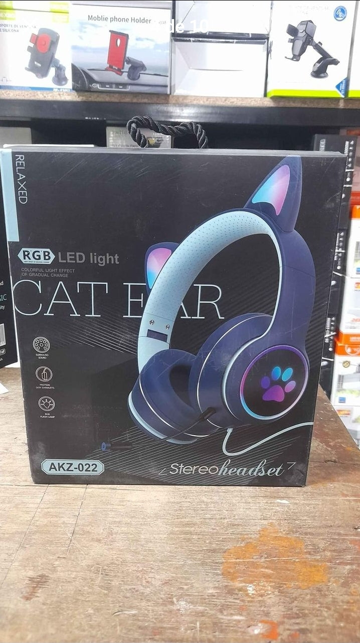 Audífonos gato para Pc/Laptop - COD : 01