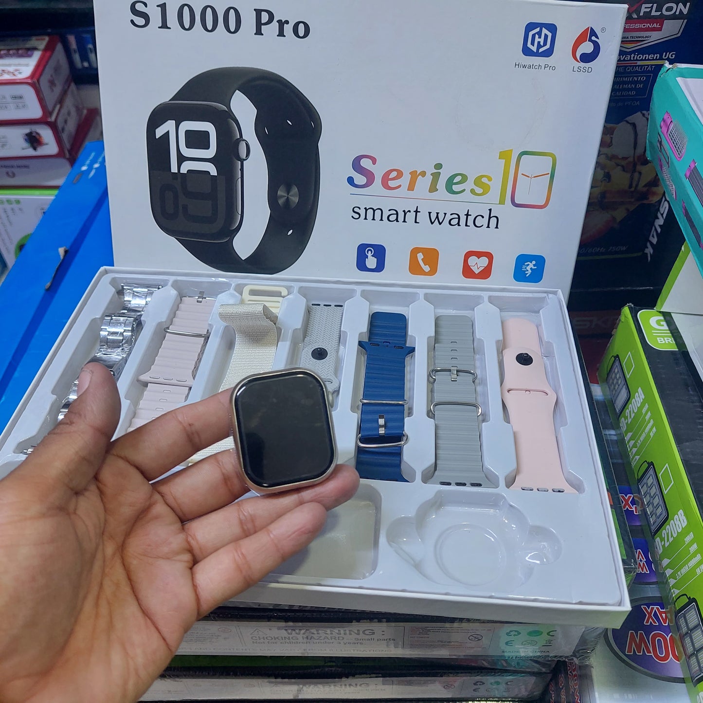 Reloj smartwacht 7 correas Cod:4459 Driver :02