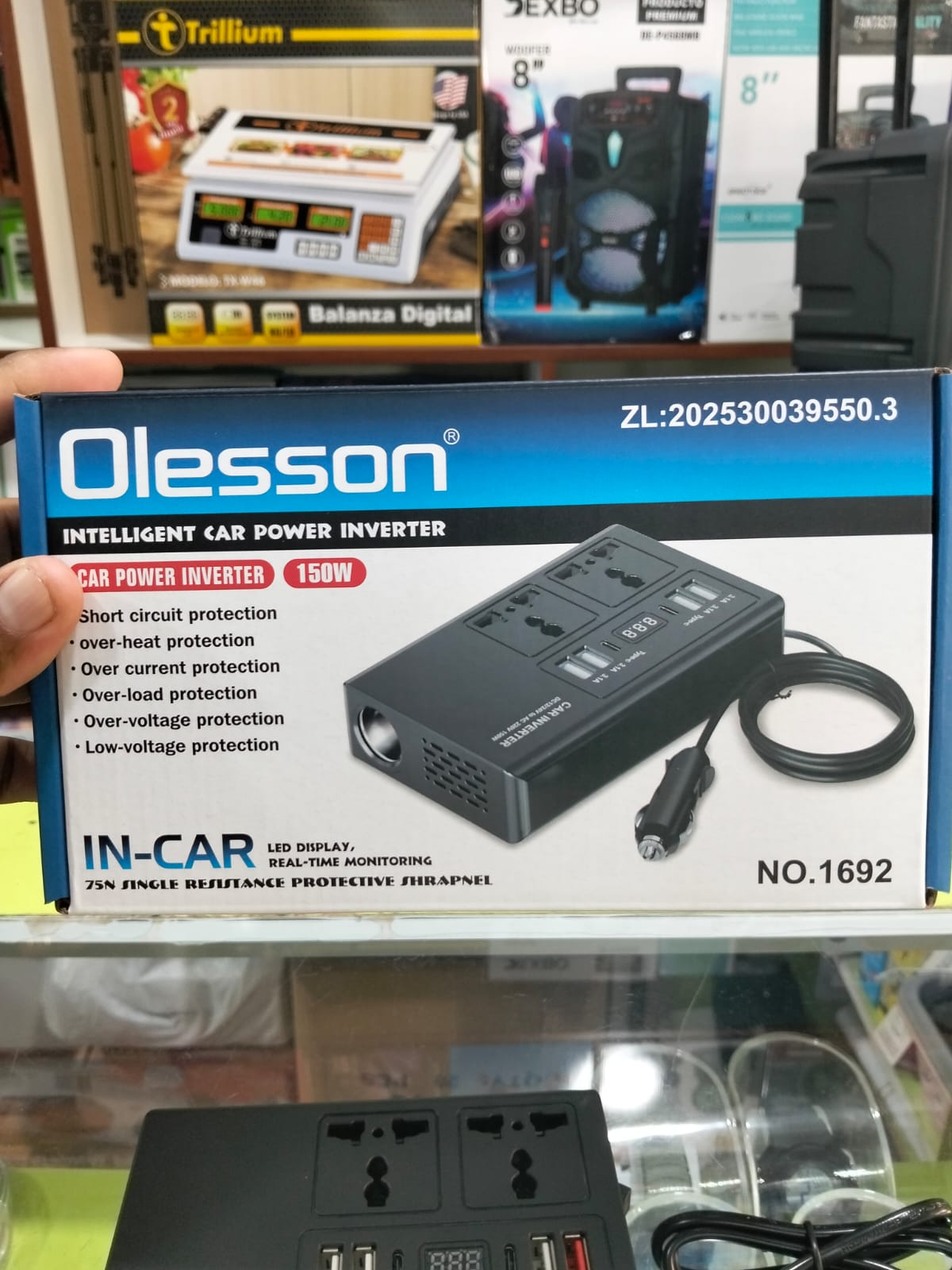 Inversor cargador cigarrera para  carro Cod:1203 driver:05