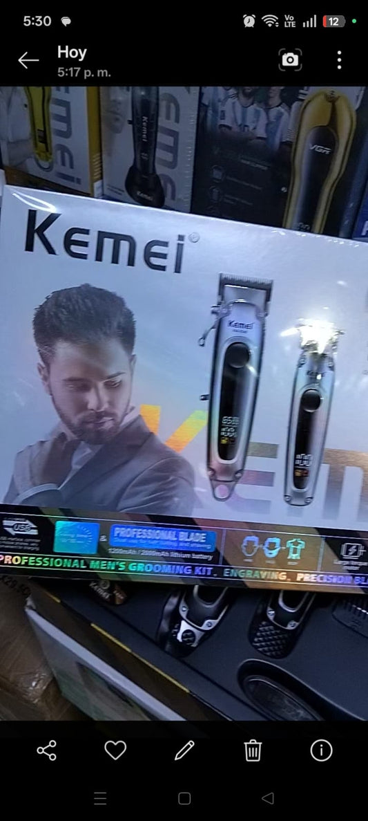 Maquina de cortar cabello inalámbrico pack x 2 Cod:1520 driver :02