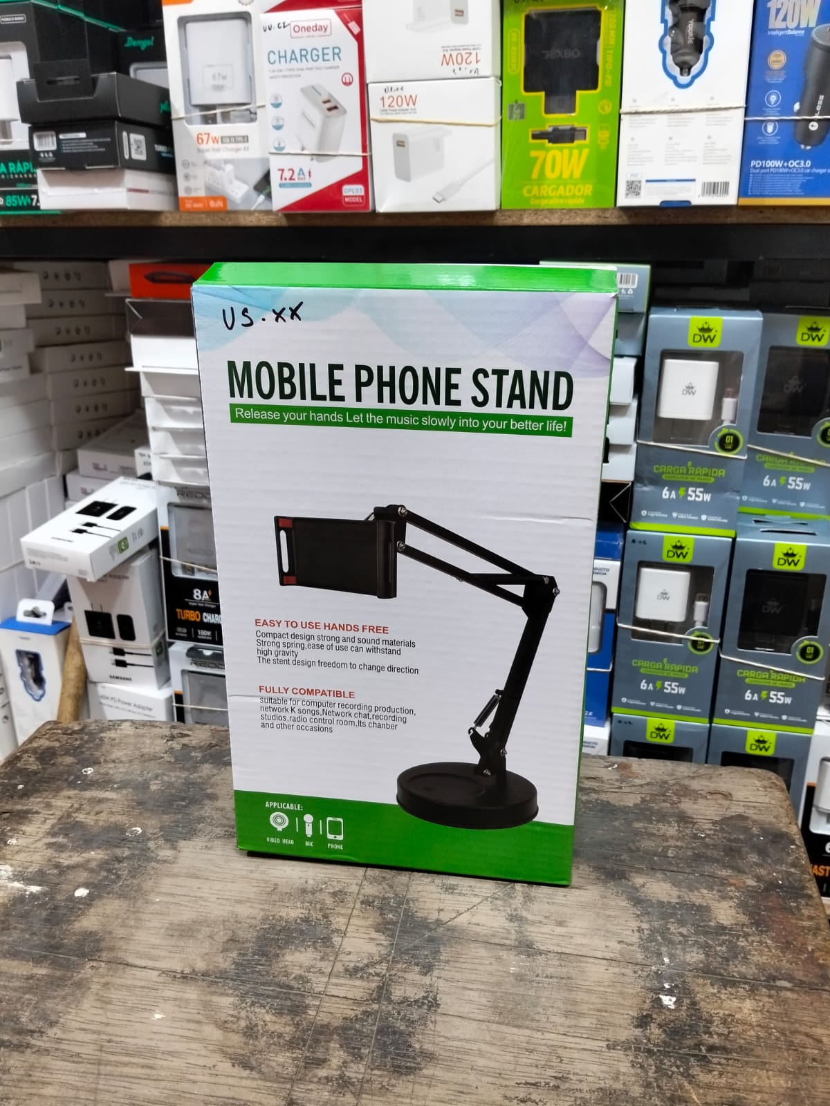 soporte de celular  flexible  con base Cod:1332 driver:01