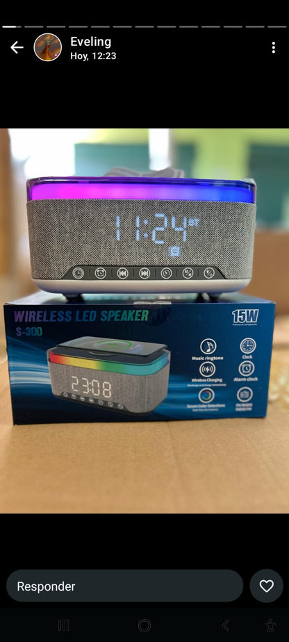 Parlante bluetooth despertador Cod:3169 COD:02