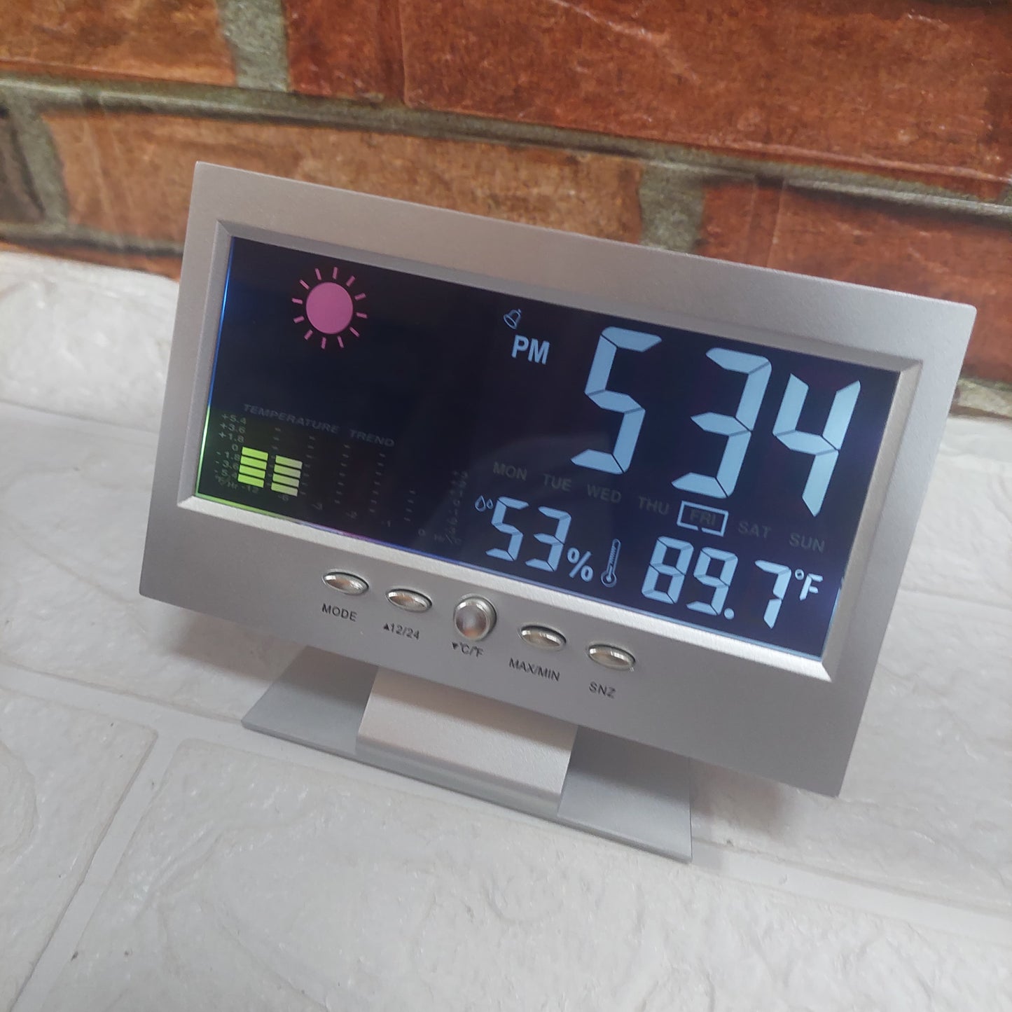 Reloj despertador multifuncional Cod:1201 driver :01