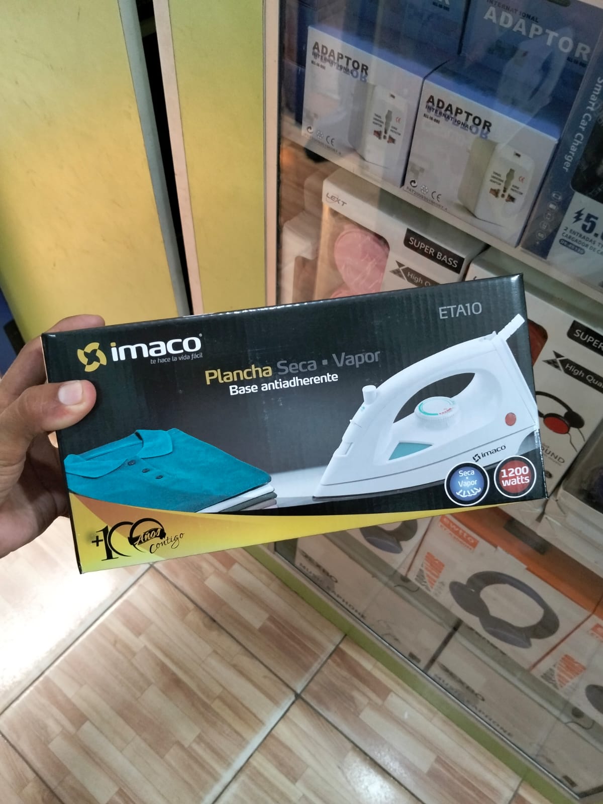 Plancha a vapor 12000watts Cod:1394 driver:05