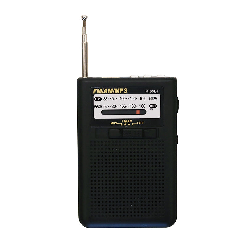 radio pequeño Fm/Am bluetooth recargable y a pilas Cod:1390 driver:03