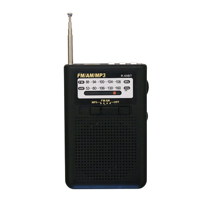 radio pequeño Fm/Am bluetooth recargable y a pilas Cod:1390 driver:03