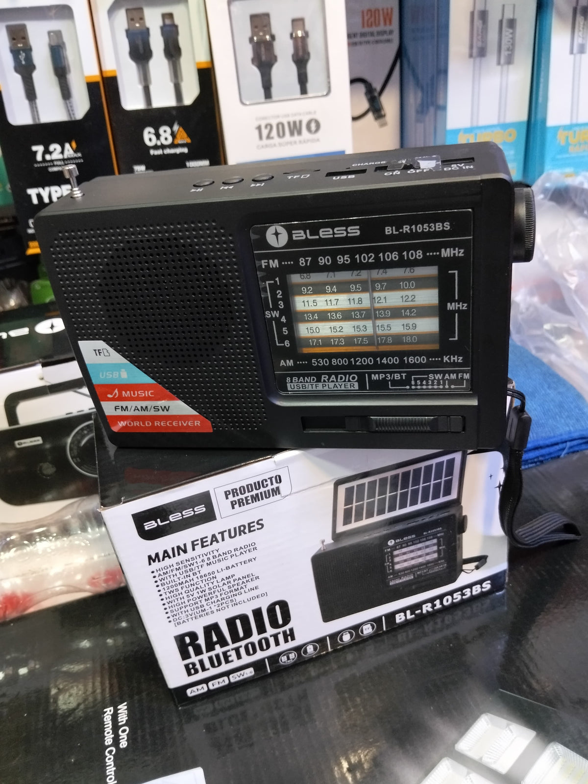 Radio FM/Am solar a pilas Cod:3073 driver :02
