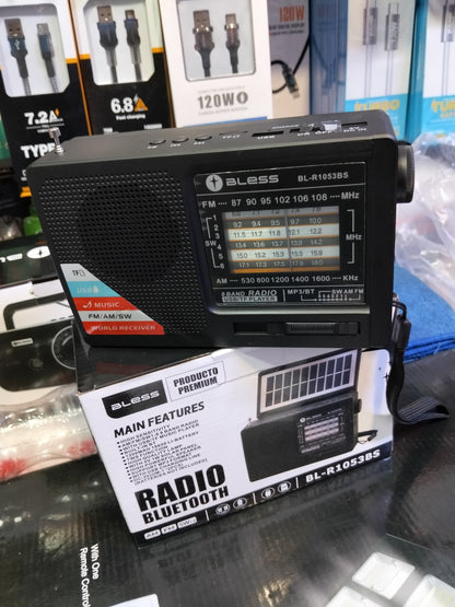 Radio FM/Am solar a pilas Cod:3073 driver :02