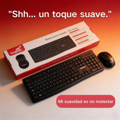 Teclado + Mouse Inalambrico Cod:1447 driver :01