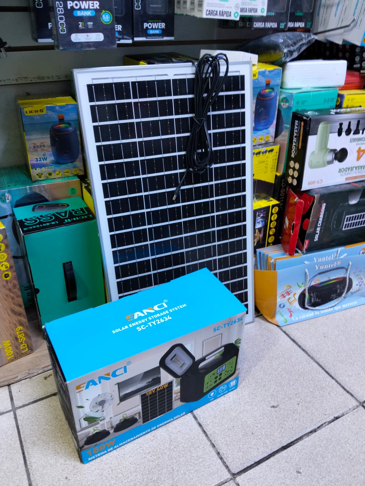 kit solar con panel  Cod:1286 driver:02