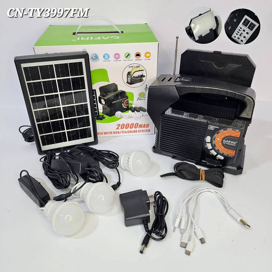 Kit solar 20000 mah con panel solar  COD:3019 COD:02