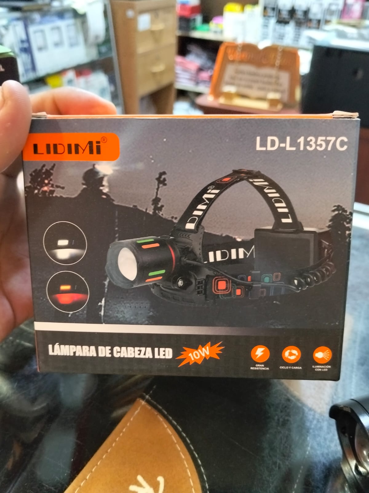 linterna minera recargable Cod:1205 driver:03