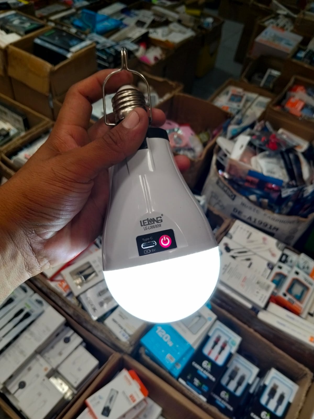 Foco recargable 80W cod:1333 driver:01
