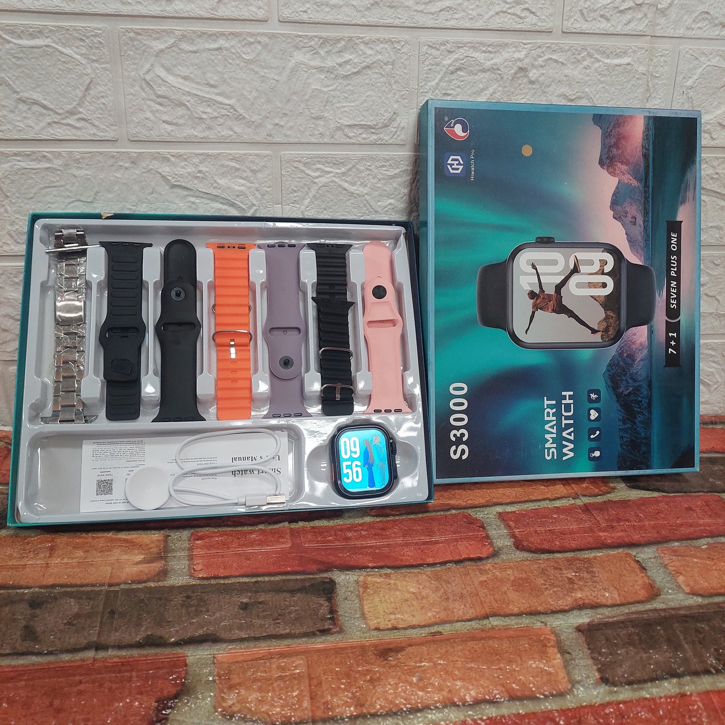 Reloj smartwacht 7 correas Cod:1145 driver :01