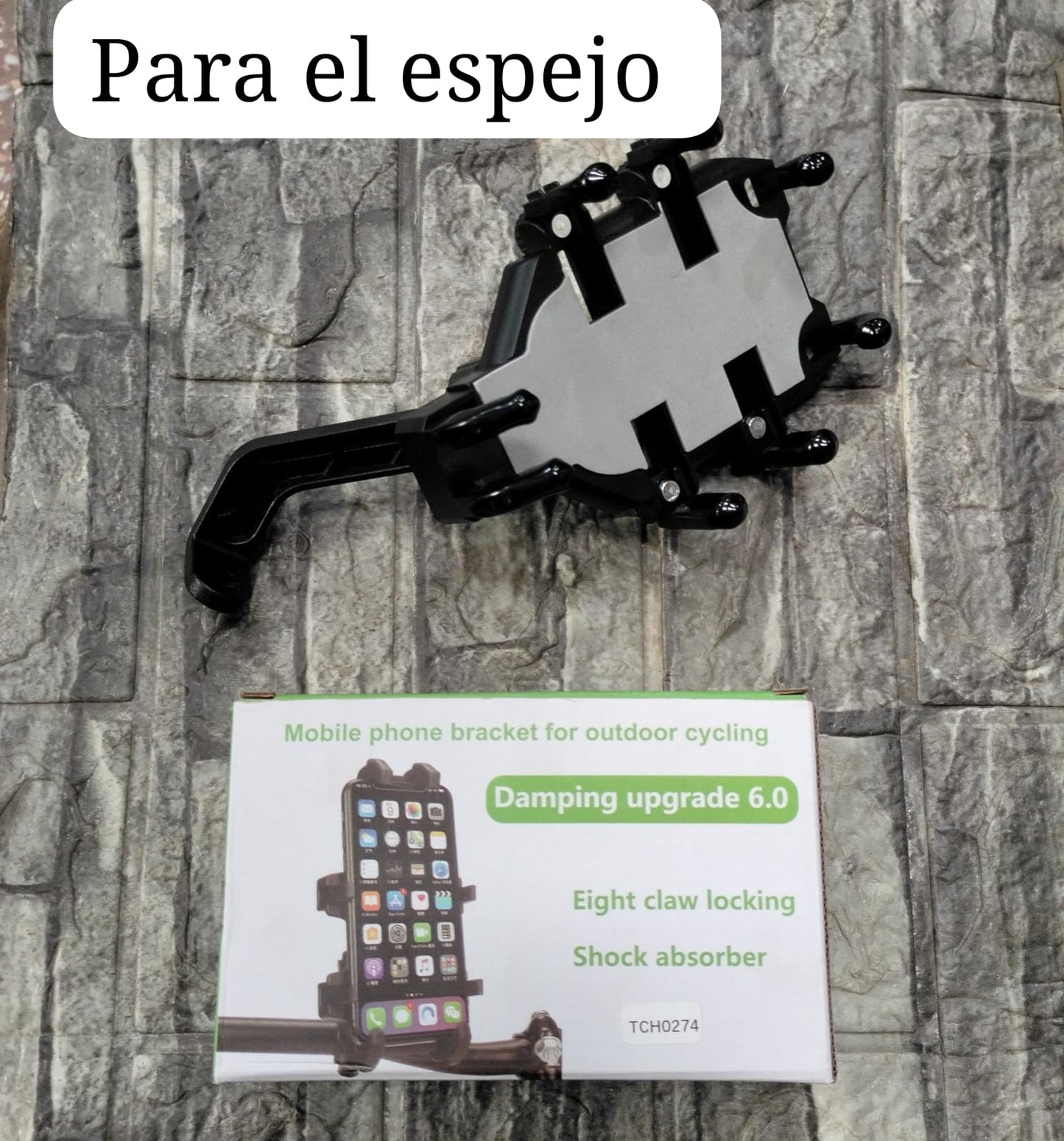 soporte de celular para espejonde moto Cod:1532 driver :01