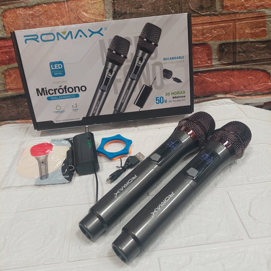 Microfono pack x 2 Cod:5054 Driver:01