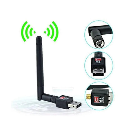 Antena Receptor Inalámbrico de wifi Usb Mbps Usb 2.0 1200 mbps Cod:1336 driver :01