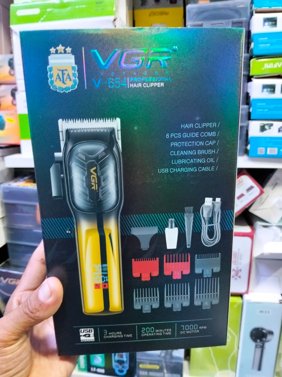 Maquina de cortar cabello profesional Inalambrica Cod:5055 driver :02