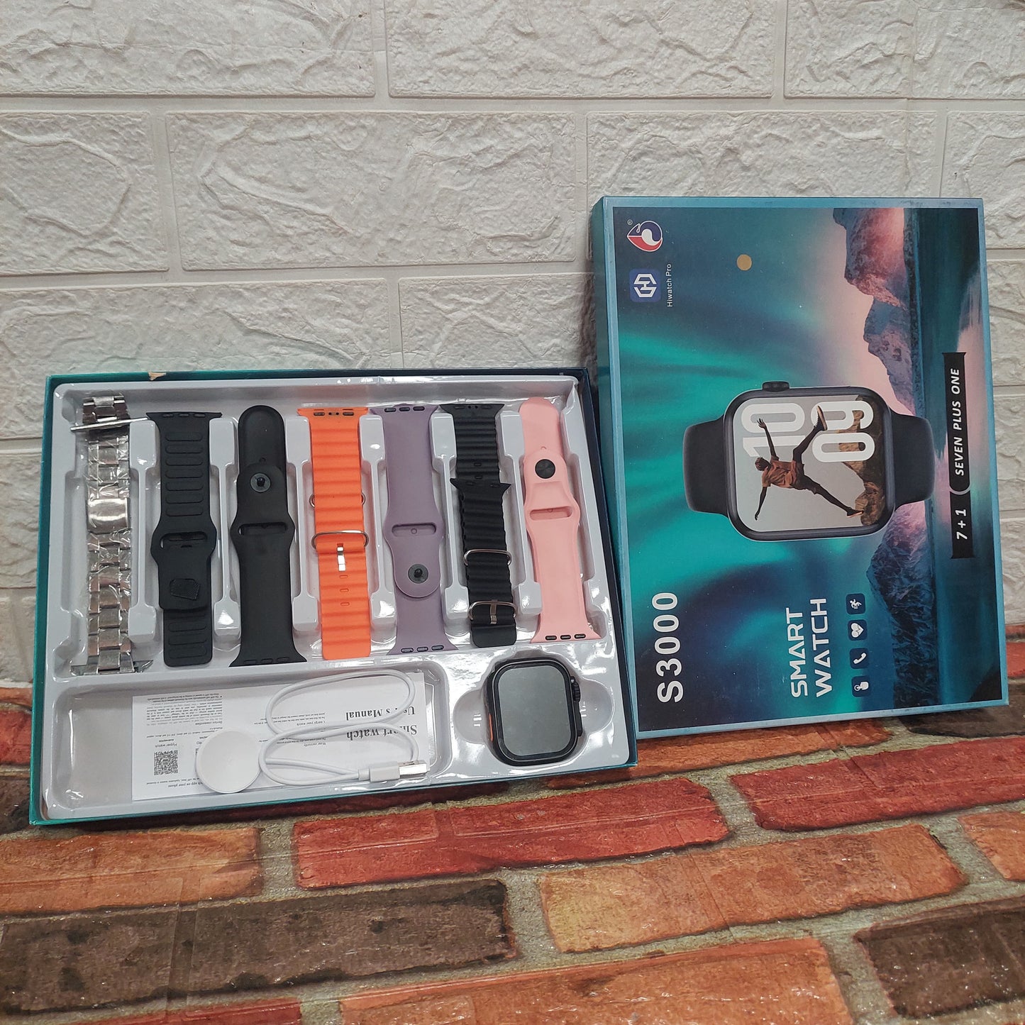 Reloj smartwacht 7 correas Cod:1145 driver :01