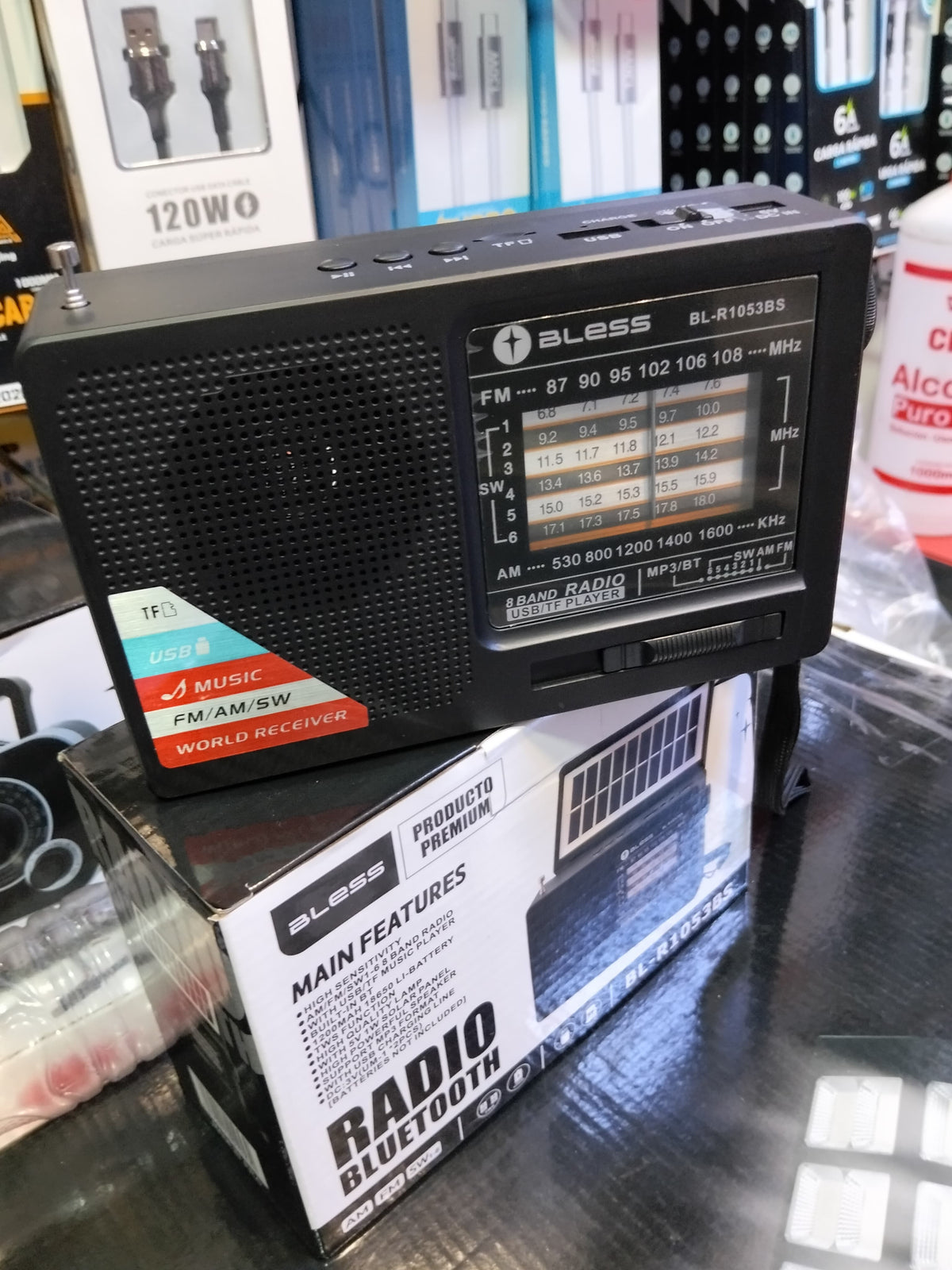 Radio FM/Am solar a pilas Cod:3073 driver :02