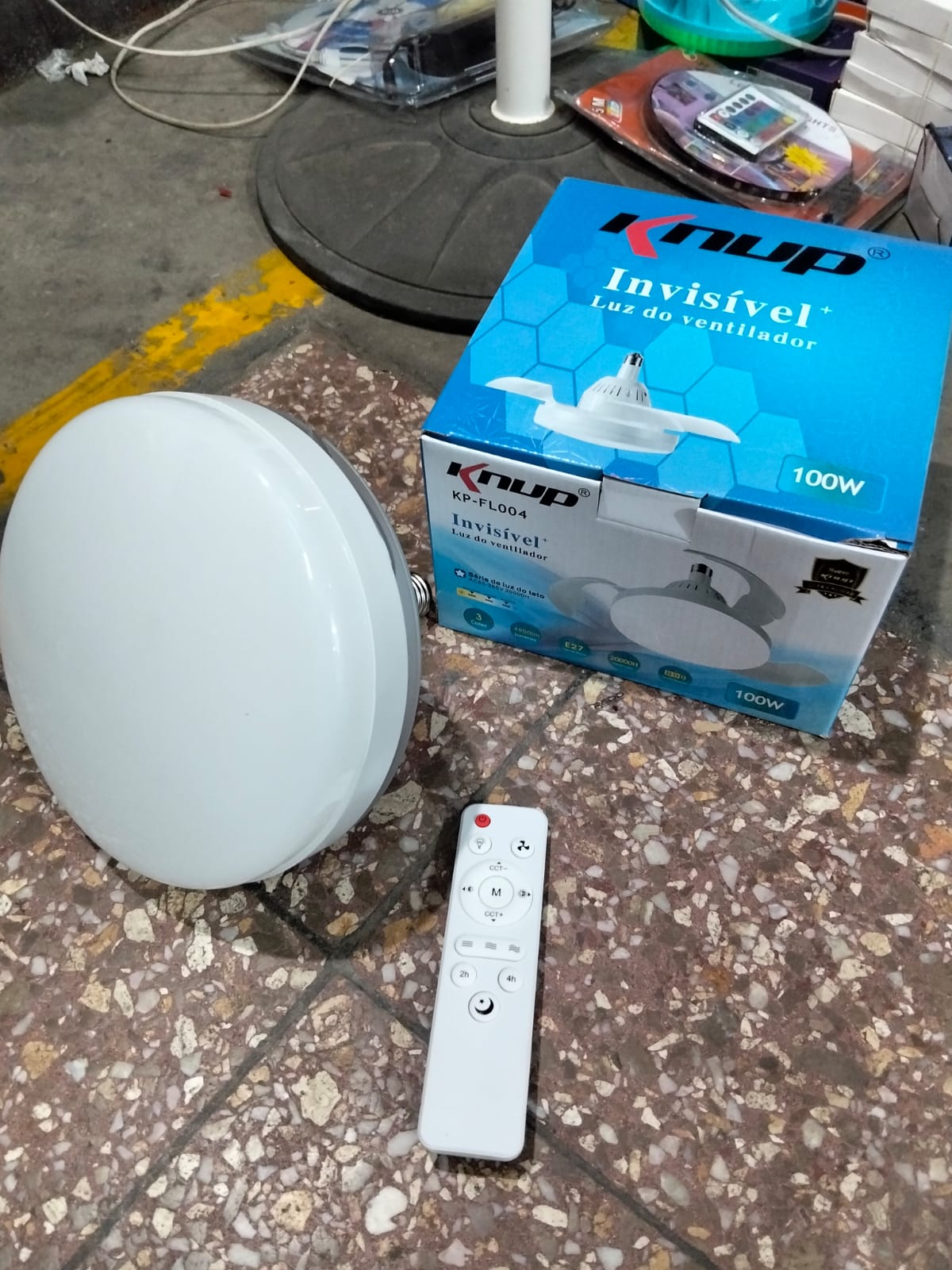 foco ventilador 100W  Cod:1155 driver:01