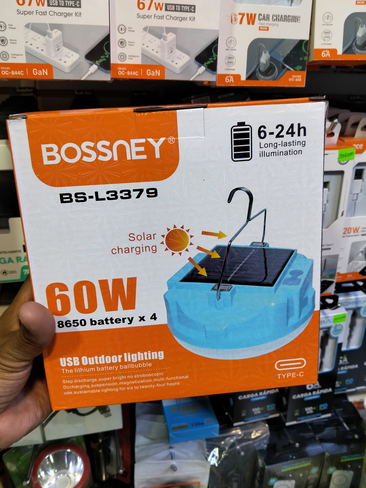 Foco recargable 60w solar Cod : 5098 driver:02