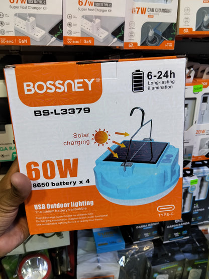 Foco recargable 60w solar Cod : 5098 driver:02