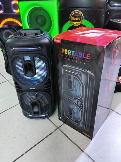 Parlante Bluetooth 8" con microfono Cod:3075 driver:02