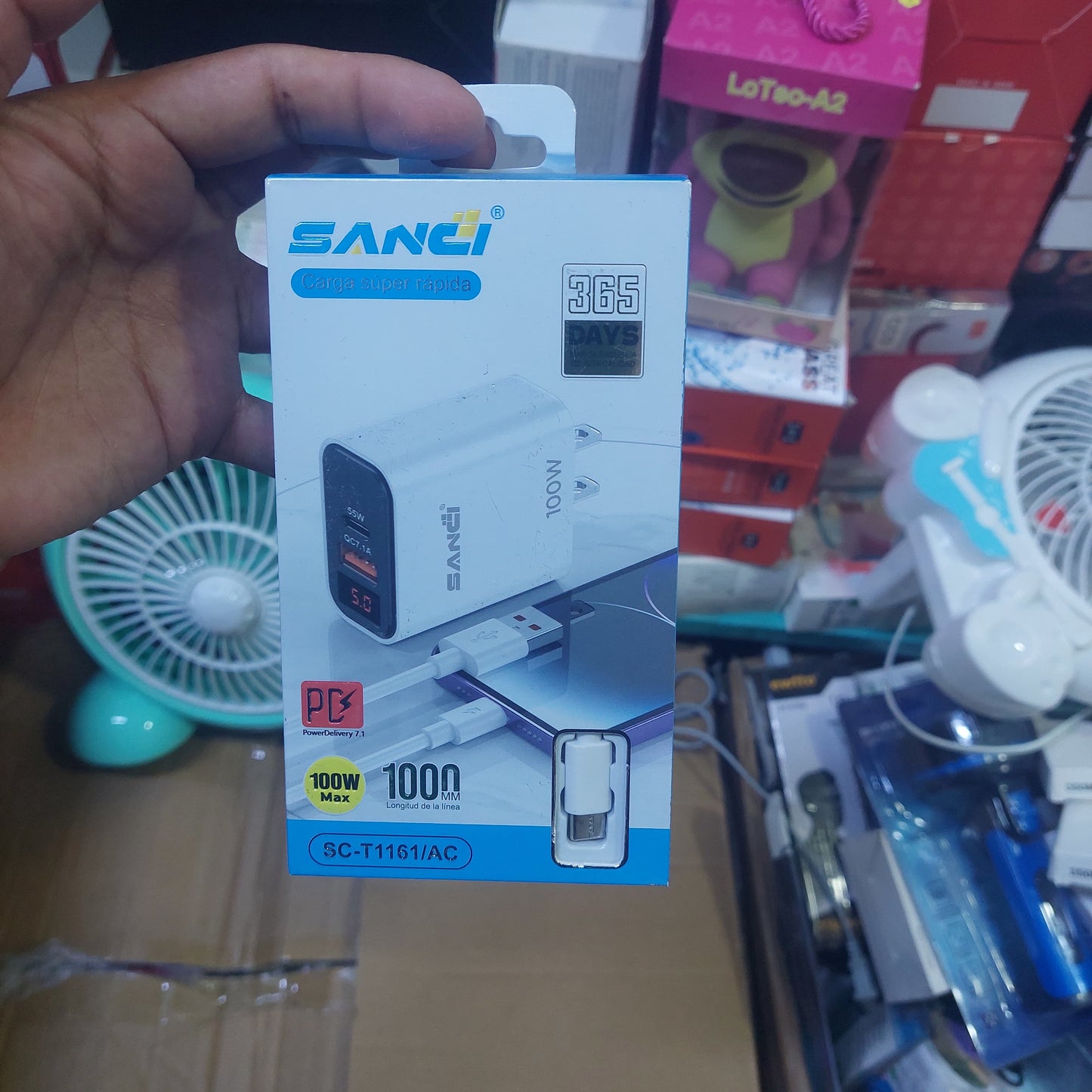 Cargador 100w tipo C  Cod: 1196 driver: 02