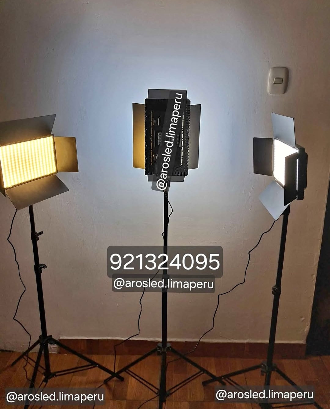 Panel luz led con tripode 2.10 Cod:1451 driver :01