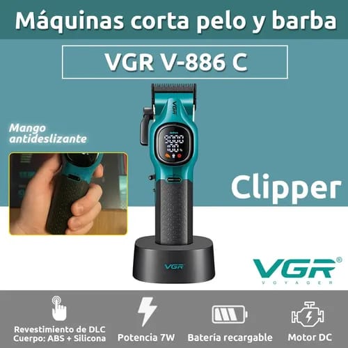 Maquina profesional de cortar  cabello Cod:1453 driver:01