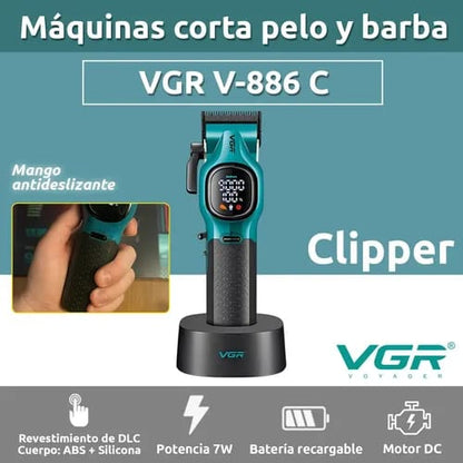 Maquina profesional de cortar  cabello Cod:1453 driver:01