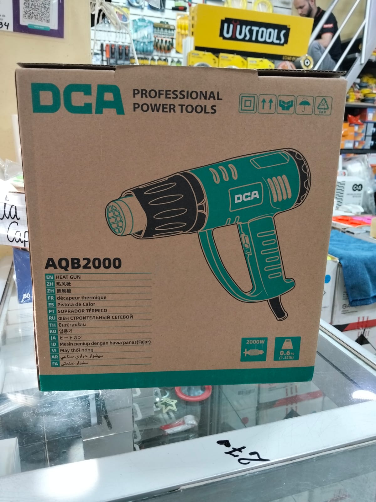 Pistola de calor 2000w Cod:1387 driver:04