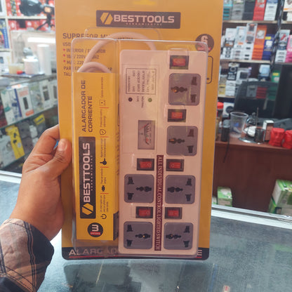 Supresor de picos 6 tomas  Cod:5063 Driver 03