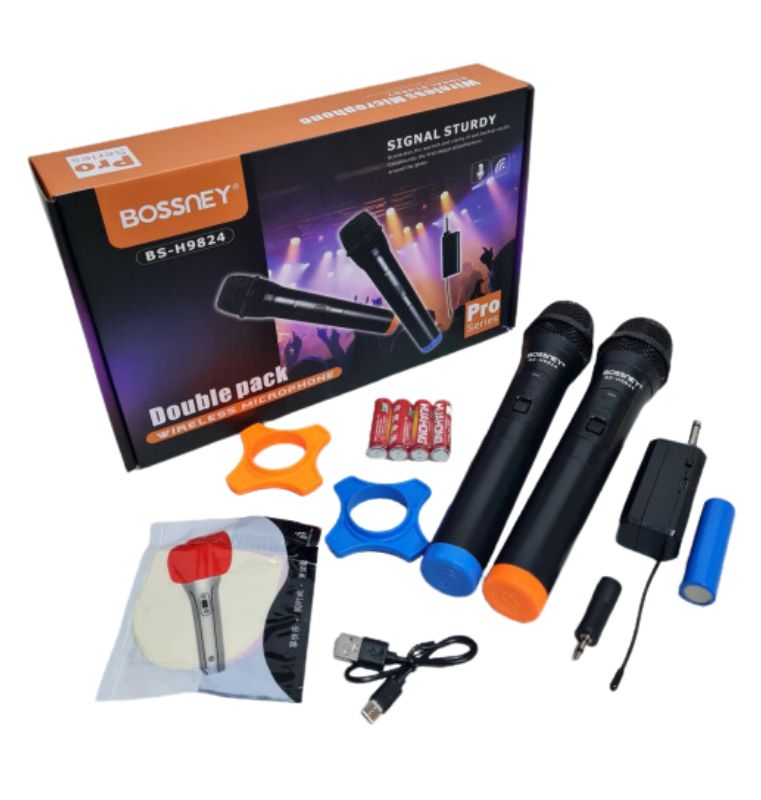 Microfono inalambrico pack x 2 Cod:1498 driver :03