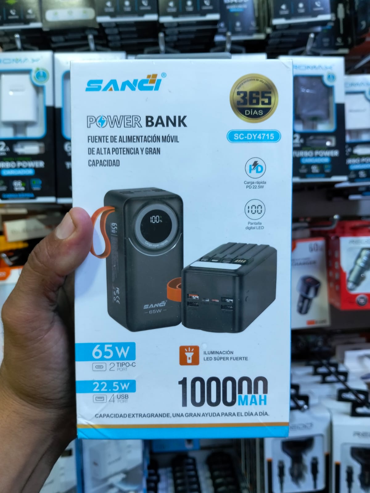 Bateria portatil 10000mah  SANCI COD:1427 driver:02