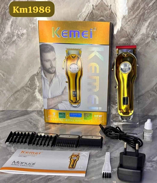 Maquina profesional Inalambrica cortar cabello Km1986 Cod:3341 Driver 02