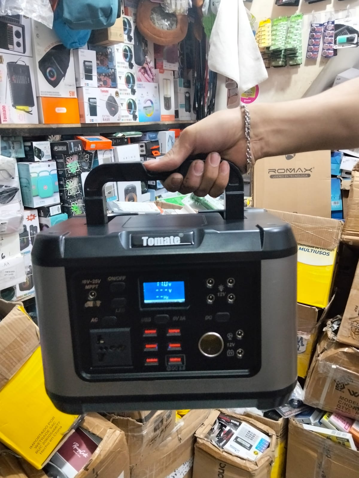 kit solar 500W   portatil Cod:5084 driver :01