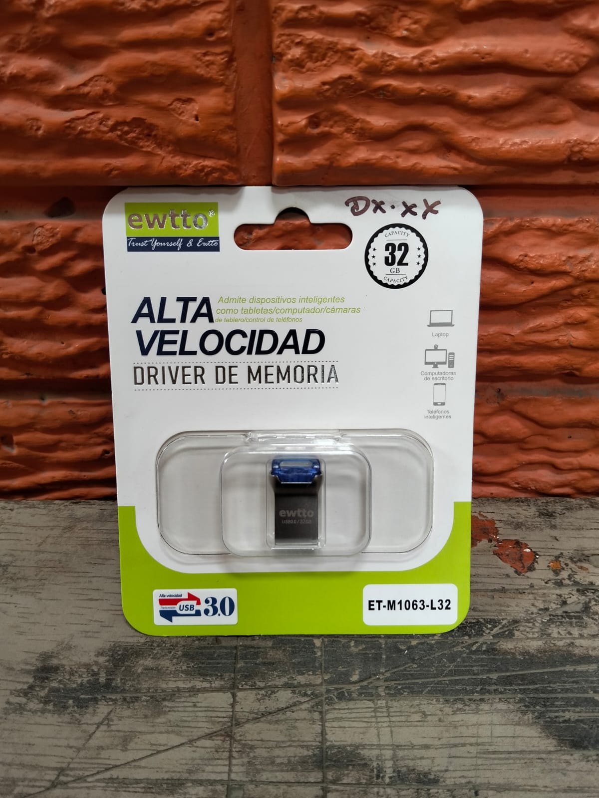 Memoria USB 32gb Cod:1436 driver:01